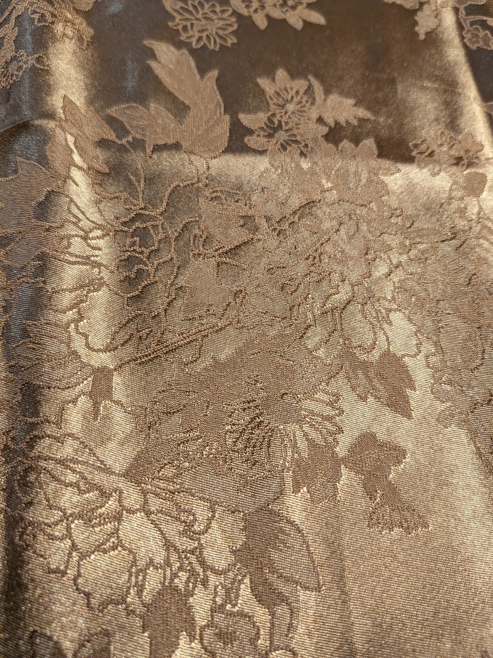 ALTR’D STATE Copper Floral Damask A Line Midi Skirt - Picture 8 of 8